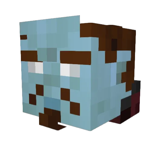 catmandont Minecraft avatar head, 3D render
