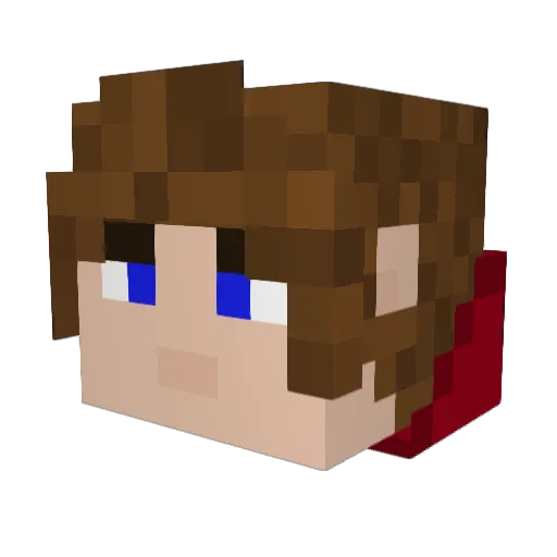 catmanethan2 Minecraft avatar head, 3D render