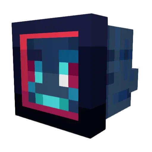 catnap19 Minecraft avatar head, 3D render