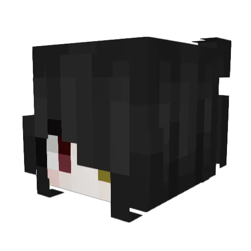 catnhip Minecraft avatar head, 3D render