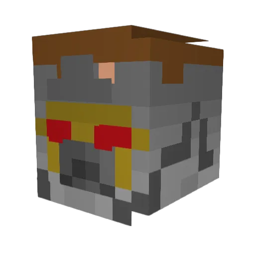 cato140 Minecraft avatar head, 3D render
