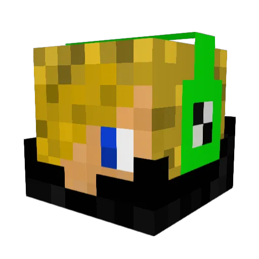 catofdeath2 Minecraft avatar head, 3D render