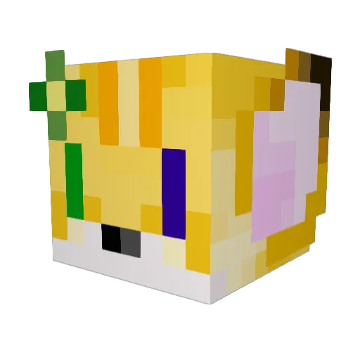 catqueen5 Minecraft avatar head, 3D render