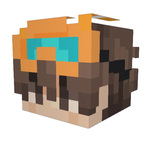 catsaremyfav Minecraft avatar head, 3D render