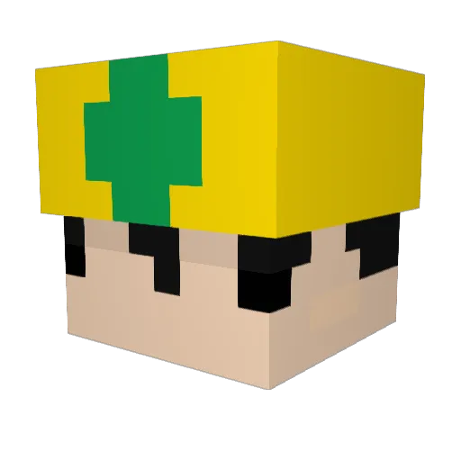 catsle03 Minecraft avatar head, 3D render
