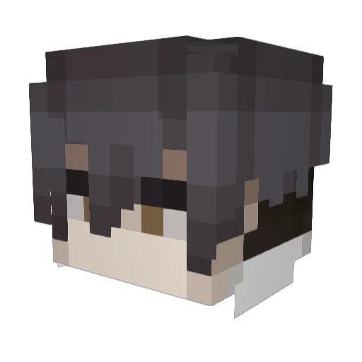 catslxrd Minecraft avatar head, 3D render