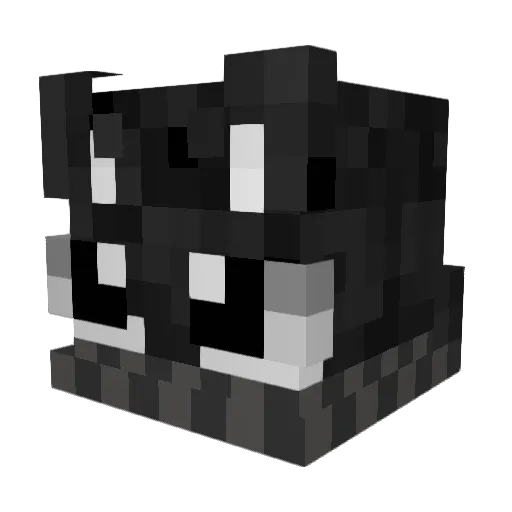 catsnip Minecraft avatar head, 3D render
