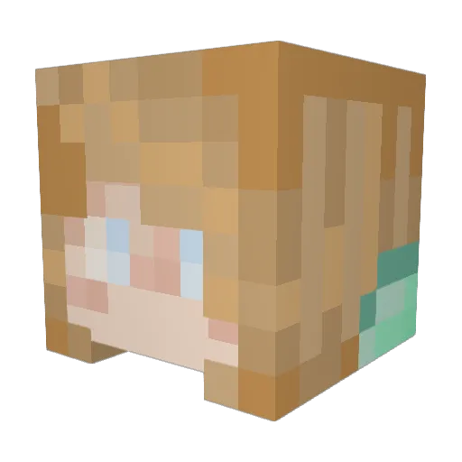 catthematt Minecraft avatar head, 3D render