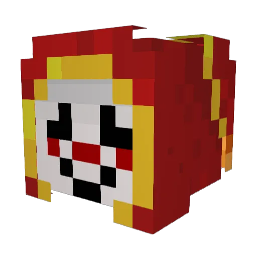 cattlepacc Minecraft avatar head, 3D render