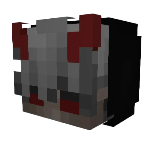 cattoeggo Minecraft avatar head, 3D render