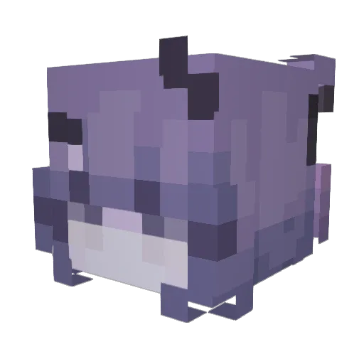 catweeyw Minecraft avatar head, 3D render