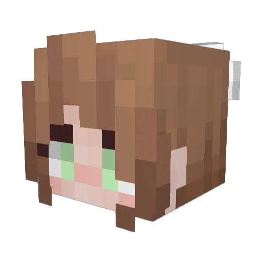 caty6969 Minecraft avatar head, 3D render