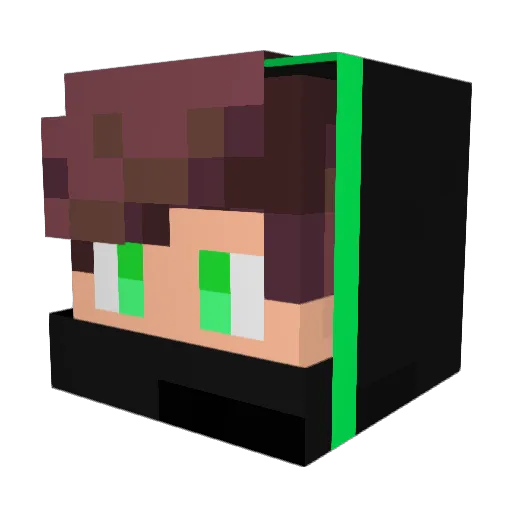 caualima800 Minecraft avatar head, 3D render