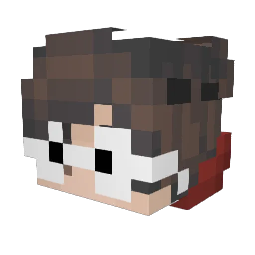 causmo Minecraft avatar head, 3D render