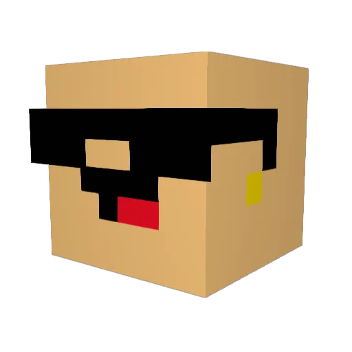 cav3man Minecraft avatar head, 3D render