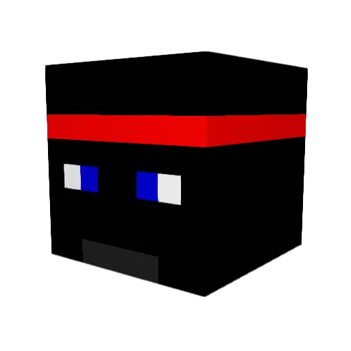 cavedoggy1 Minecraft avatar head, 3D render