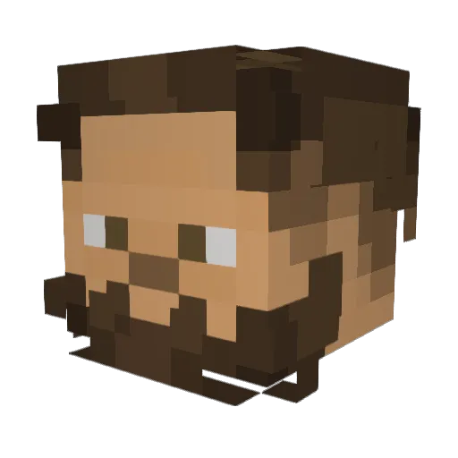 cavema218 Minecraft avatar head, 3D render