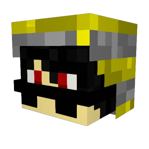 cavera13 Minecraft avatar head, 3D render