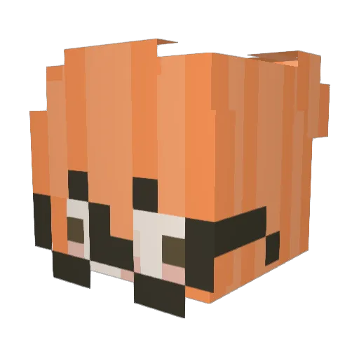 caverjess Minecraft avatar head, 3D render