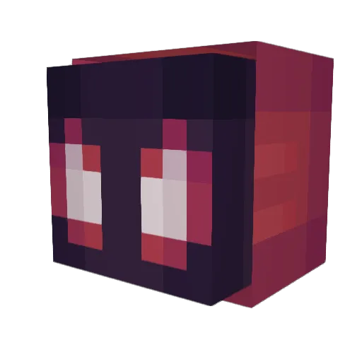 cavetean Minecraft avatar head, 3D render