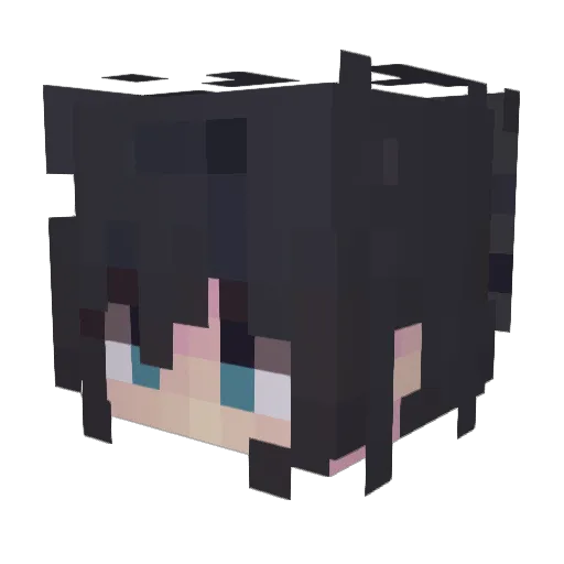 cavitie Minecraft avatar head, 3D render
