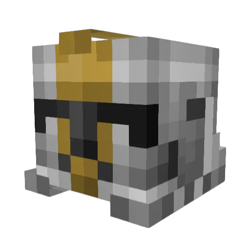 cawaffle Minecraft avatar head, 3D render