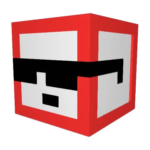 caxdox Minecraft avatar head, 3D render