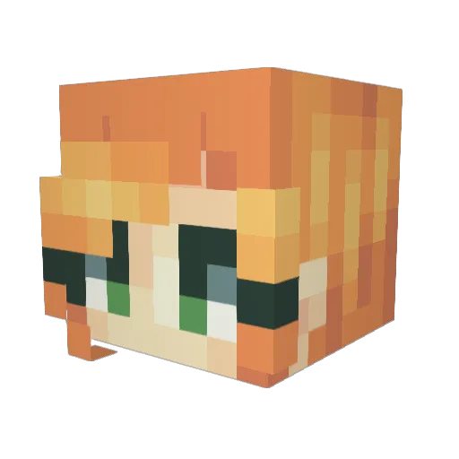 cay_oz Minecraft avatar head, 3D render