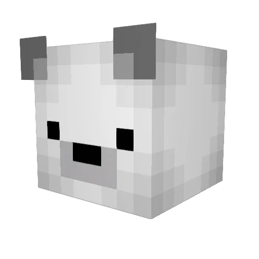 caydead Minecraft avatar head, 3D render