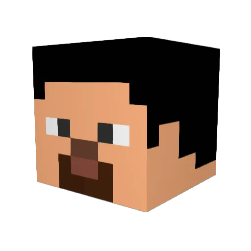 caydenrose Minecraft avatar head, 3D render