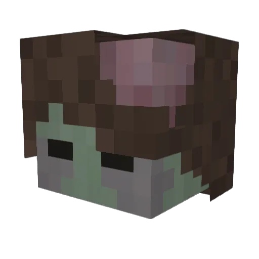 caydertot Minecraft avatar head, 3D render