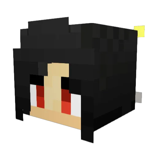 cayiie Minecraft avatar head, 3D render