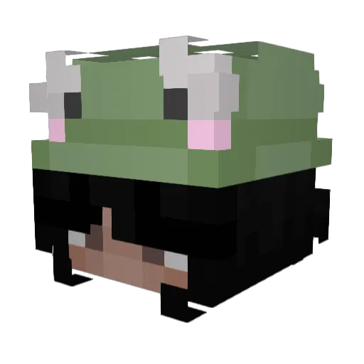 caylalx Minecraft avatar head, 3D render