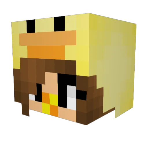 cayman2005 Minecraft avatar head, 3D render
