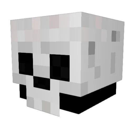 caze_macro Minecraft avatar head, 3D render