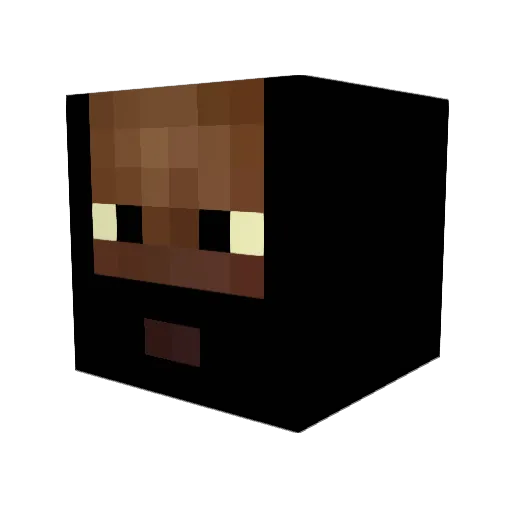 cazeduardo Minecraft avatar head, 3D render
