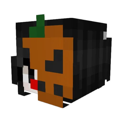 cazetv_ Minecraft avatar head, 3D render