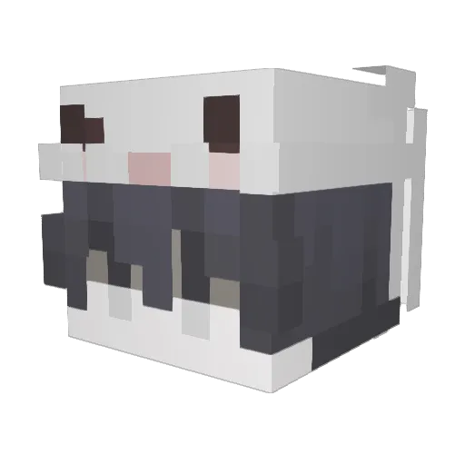 caznit4 Minecraft avatar head, 3D render