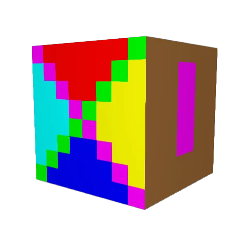 cbc6968 Minecraft avatar head, 3D render