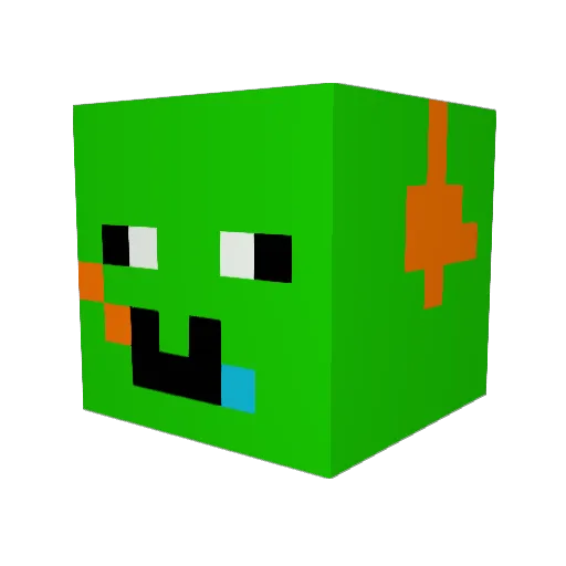cbcb123 Minecraft avatar head, 3D render