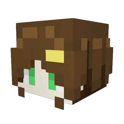 cbdsopa Minecraft avatar head, 3D render