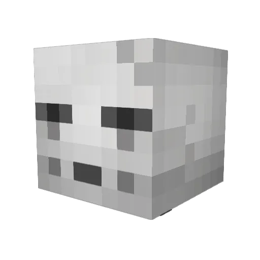 cbeddie Minecraft avatar head, 3D render