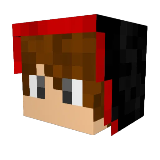 cbernaiche10 Minecraft avatar head, 3D render