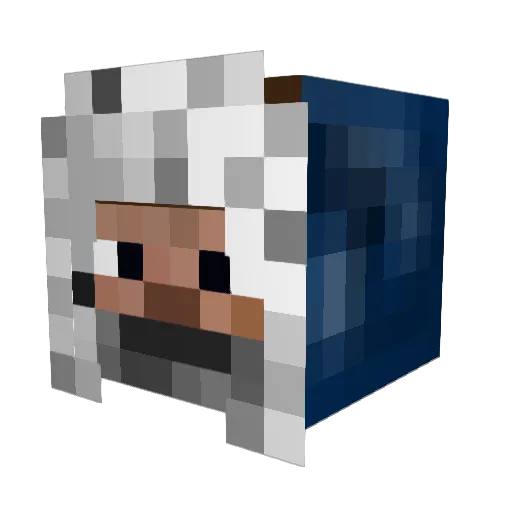 cbezeer Minecraft avatar head, 3D render