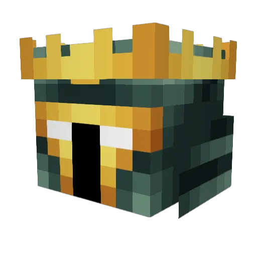 cbgbjb Minecraft avatar head, 3D render