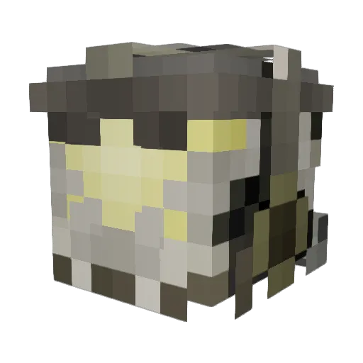 cbomb34 Minecraft avatar head, 3D render