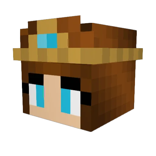 cboss0425 Minecraft avatar head, 3D render