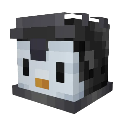 cbr_pipe Minecraft avatar head, 3D render