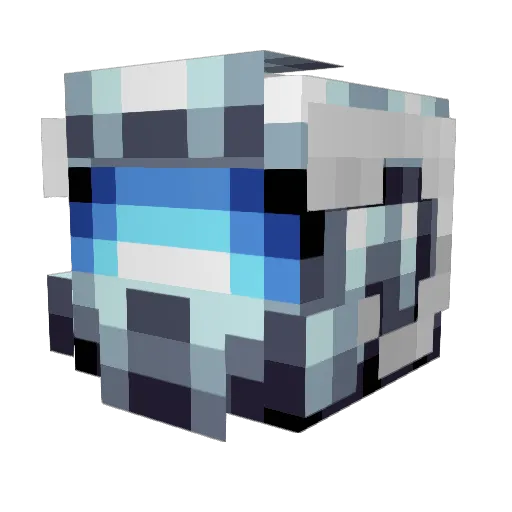 cbrock54 Minecraft avatar head, 3D render