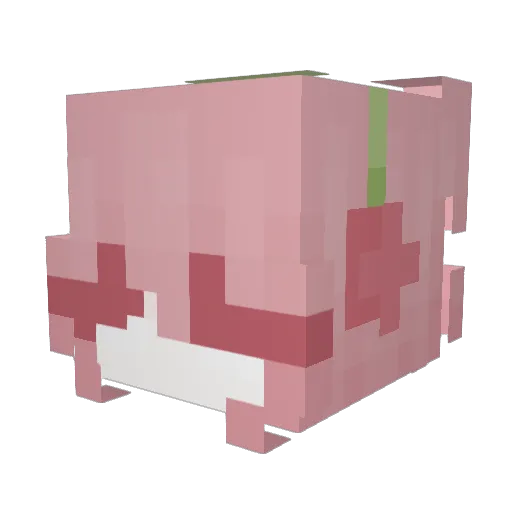 cbsessed Minecraft avatar head, 3D render